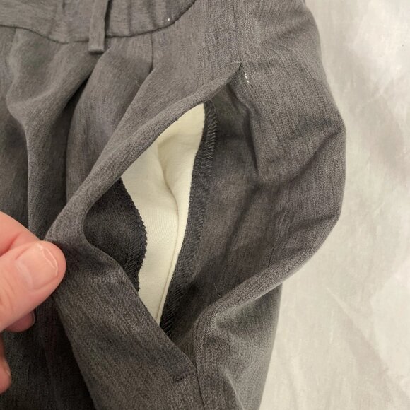 Vintage Exact Dockers Brand Women's Size 14 Gray Pleated Front Slacks 31" Inseam - Picture 8 of 8